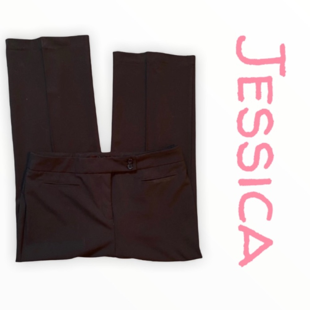 JESSICA DREAM FIT BLACK PANTS SIZE 14P Straight leg